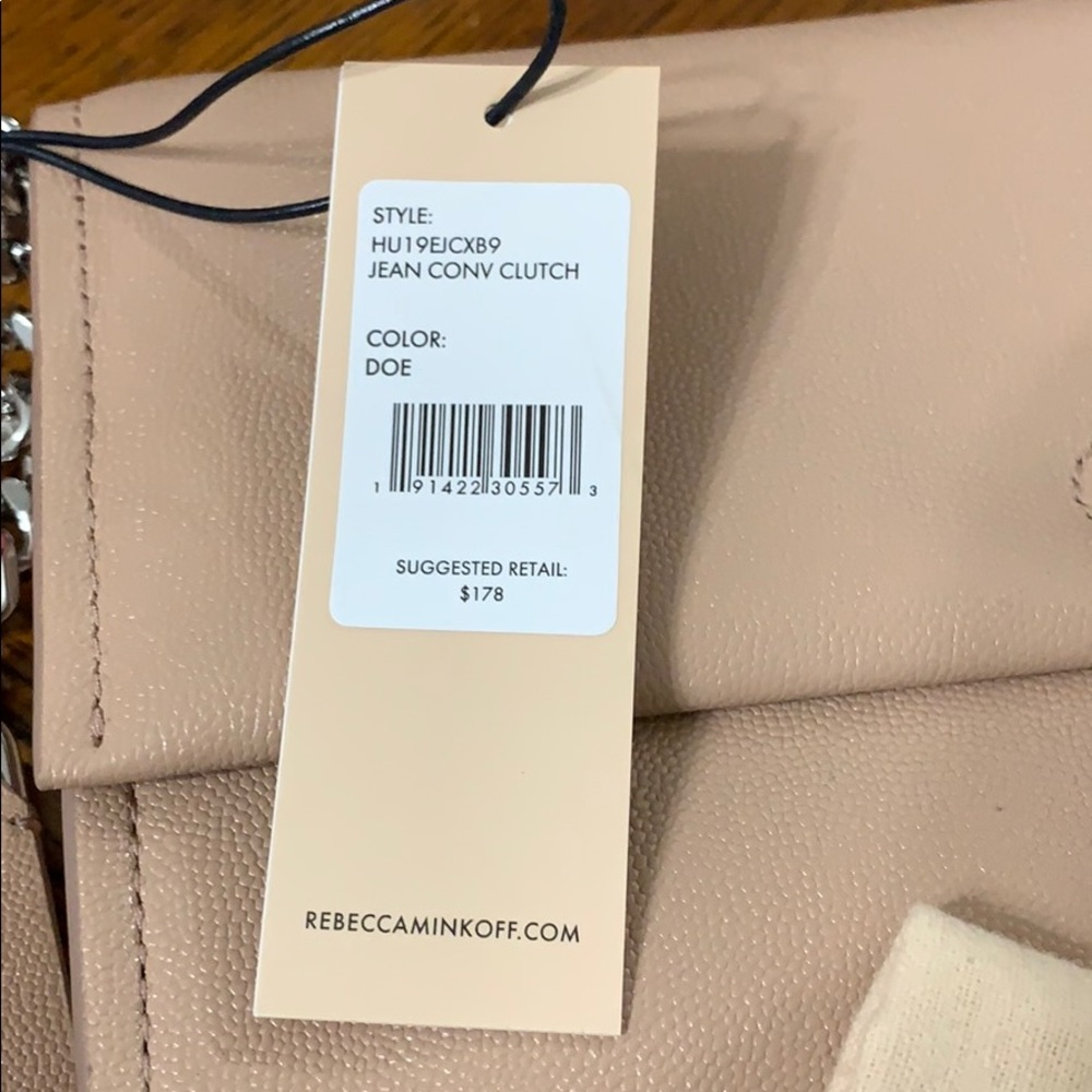 NEW - Rebecca Minkoff Convertible Clutch Crossbody - Picture 4 of 7